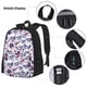 thumbnail image 3 of Easygdp music Skull record mike Mochila para Niños y Niñas con Set de Caja de Almuerzo y Estuche para Lápices 3 en 1, Mochila Escolar Estampada para Adolescentes, 3 of 7
