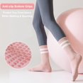 thumbnail image 3 of Pilates Socks with Grips for Women, Non Slip Yoga Socks, Anti Skid Socks for Yoga Pilates Gym Sports 4 Pairs, 3 of 5