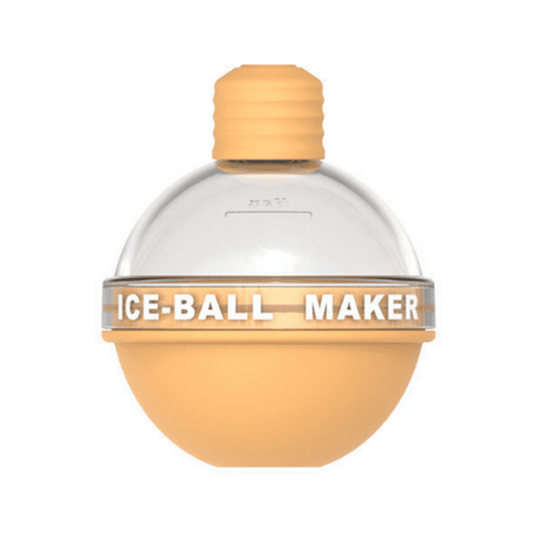 Ice Ball Maker, TINANA Reusable 2.5 Inch Ice Cube Trays, Easy Release  Silicone Round Ice Sphere Tray with Lids & Funnel for Whiskey, Cocktails 