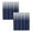 x-Blue 2PCS, variant on pdqouc Stylish Fabric Shower Curtain Grey Orange Gradual Water Shower Curtain for Bathroom Decor Accessories Set With Hooks 70 x 70 Inch 1 Panel
