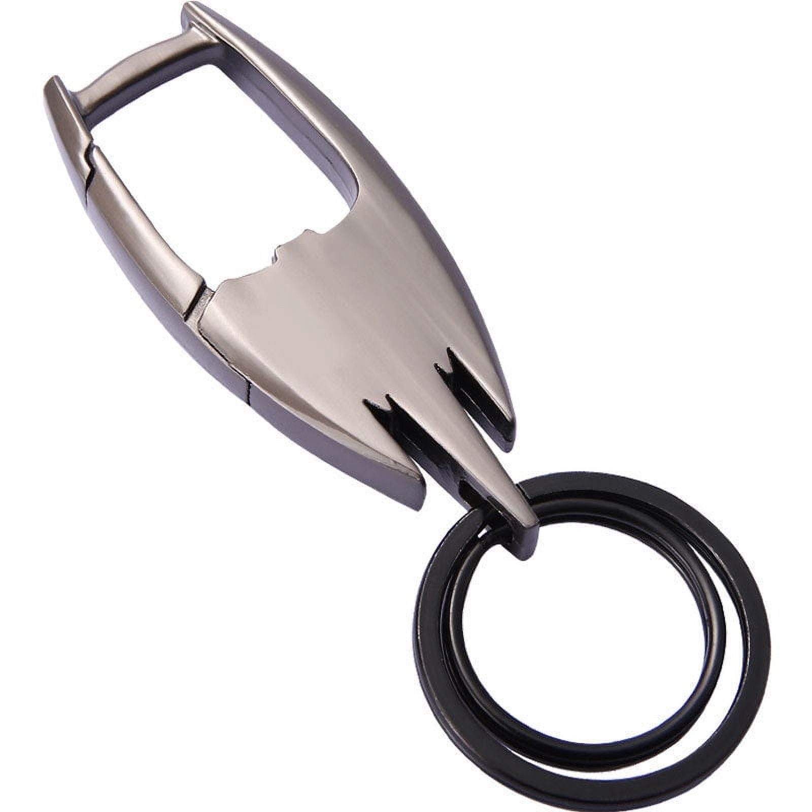 Unisex Metal Keychain Stainless Steel Key Ring Durable Doll Keyring Gifts Car Keyring Present for Advertising