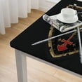 thumbnail image 5 of Acheng Medieval Shield Swords Square Tablecloth Washable for Home Kitchen Outdoor Decoration 100% Polyester Fiber 46*46, 5 of 8