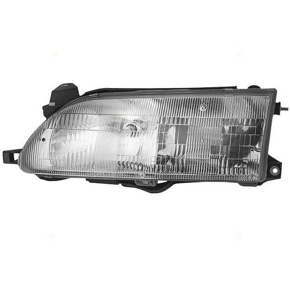 Left Headlight Assembly - Compatible with 1993 - 1996 Toyota Corolla 1994 1995 1997