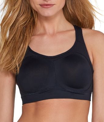 Underwire Non Padded Sports Bra For Ladies Powerback Support Mesh Cropped Clothe