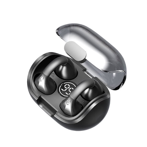 Pisexur Electronics para hombres M8 Auriculares inalámbricos Bluetooth 5.3 Pantalla digital Auriculares de alta tecnología sin oídos Auriculares de conducción ósea de largo alcance Electrónica para n