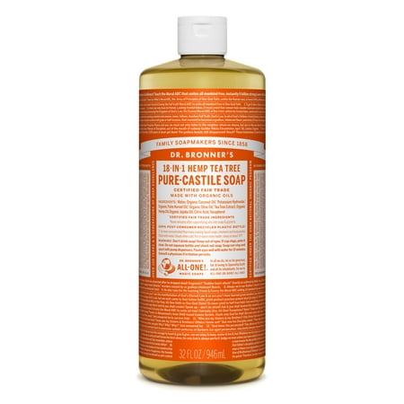 Dr. Bronner's Tea Tree Pure-Castile Liquid Soap - 32 (Best Dr Bronner's Scent)