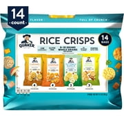 Quaker Rice Crisps, Sweet and Savory Variety Pack,Gluten Free, 14 Count