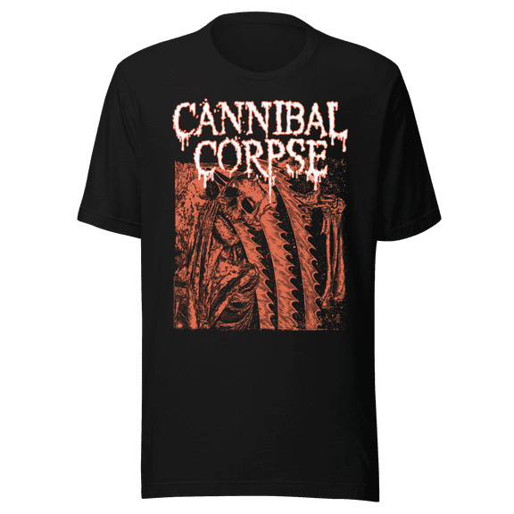 Cannibal Corpse White Drip Logo T-Shirt
