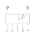 thumbnail image 1 of Perchero Mainstays Para Puerta Blanco, 1 of 4