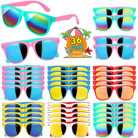 Lentes de Sol GINMIC para Niños, Recuerdos para Fiestas con Protección UV400 x36