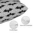 thumbnail image 3 of Yiaed Bat Print Brushed Microfiber Envelope Pillowcases, Standard,Envelope Closure Pillow Cases(No pillow core)-14"x20", 3 of 6
