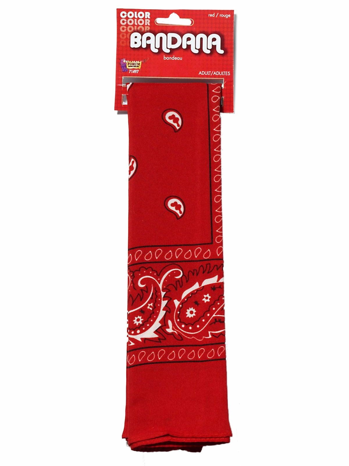 Red Bandana Halloween Costume Accessory