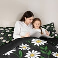 thumbnail image 5 of Homewish Teens Kids Floral Daisy Bedding Comforter Set 2pcs,Chic Flowers Twin Comforter Sets Microfiber,Spring Garden Breathable Bedding Set,Breathable Home Decor,Reversible, 5 of 8