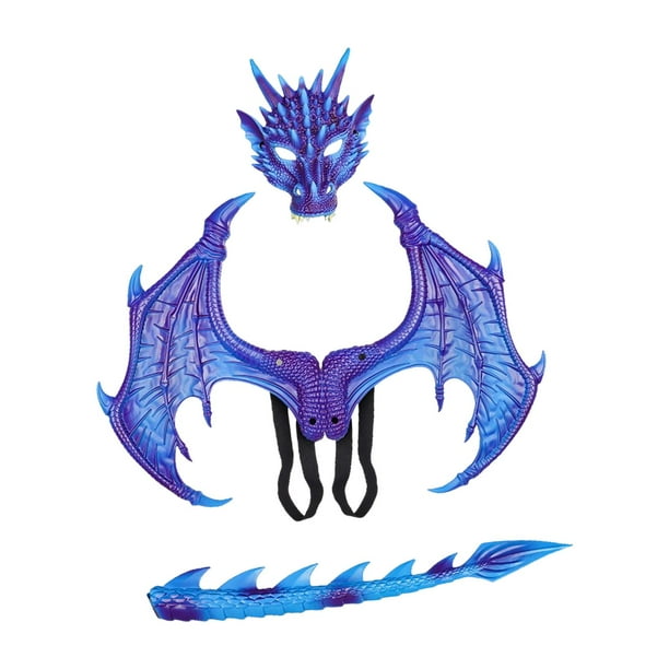 Juego de Máscaras de Cola de Dinosaurio con Alas, Juguete de