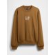 thumbnail image 4 of Sudadera GAP para Hombre con Logo, Cuello Redondo, Forro Polar, Marrón Palomino, Talla M, 4 of 4