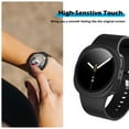 thumbnail image 4 of AYAMAYA for Samsung Galaxy Watch 8 Screen Protector Case with Tempered Glass, HD Full Protection Hard PC Case Anti Scratch for Galaxy Watch 8 40mm, Black, 4 of 8
