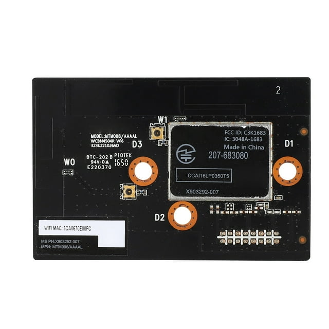Módulo De Antena Inalámbrica De Metal, Tarjeta De Red De Módulo De Antena, Rendimiento Superior Duradero Para Xbox One S