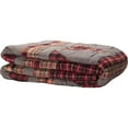 thumbnail image 3 of chili pepper red rustic & lodge bedding andes cotton pre-washed patchwork chambray luxury king quilt, 3 of 6