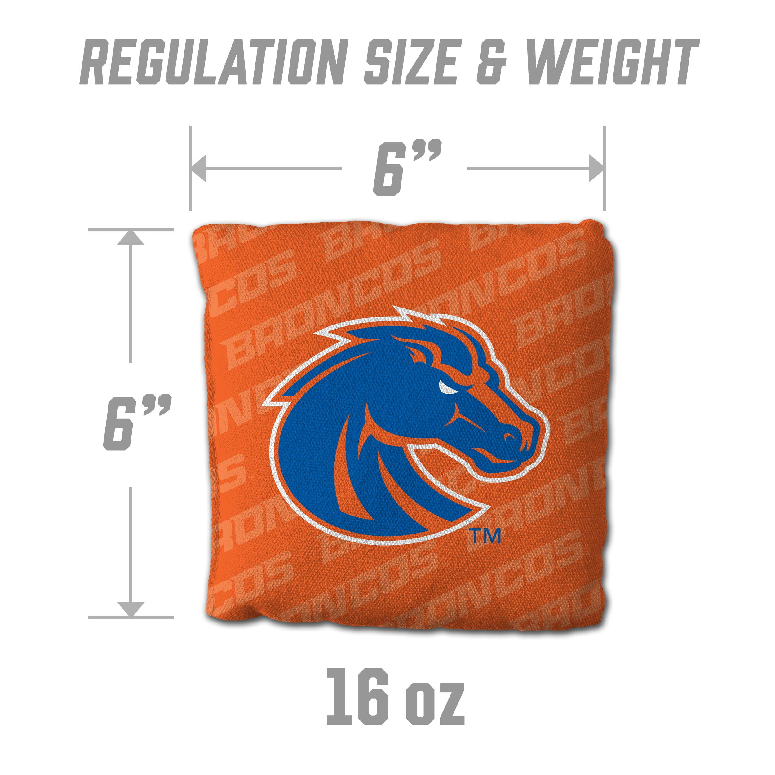 NCAA Boise State Broncos Cornhole Bags - 4PK - Orange