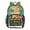 Autumn Scarf Fox, variant on Large Clear PVC Backpack Heavy Duty See Through Backpack for Adults Work Travel, Autumn Scarf Fox Printed 12L
