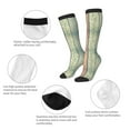 thumbnail image 6 of Balery Hardwood Printed Novelty Socks Men's Women's Crew Socks Sports Socks Knee High Socks Cotton Socks Quirky and Cool Socks, 6 of 9