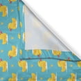 thumbnail image 3 of Ambesonne Yellow Bird Kitchen Curtains, Cartoon Ducks, 55"x45", Deep Sky Blue Mustard, 3 of 3