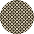 thumbnail image 1 of Ahgly Company Machine Washable Indoor Round Transitional Midnight Gray Area Rugs, 5' Round, 1 of 7