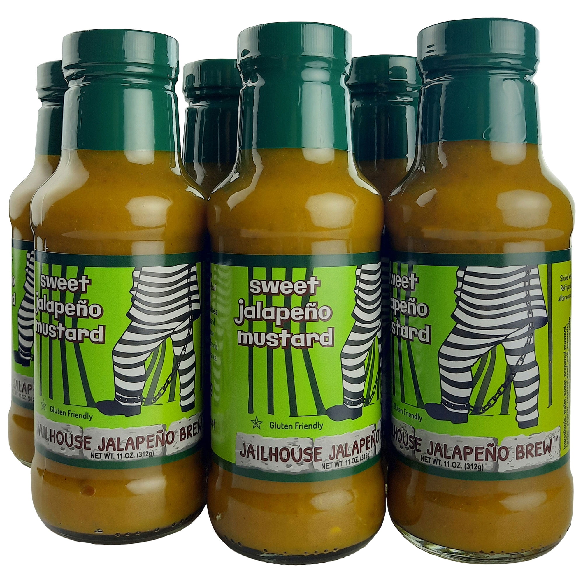 Sweet Jalapeno Mustard 6 Bottles