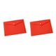 thumbnail image 4 of Cateissary Organizador de carpetas transparente impermeable de 10 piezas para documentos almacenamiento portátil transparente elegante Rojo sólido 18 A4 2piezas, 4 of 6
