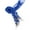 Blue, variant on SICURIX Standard Lanyard, Rope Style, J Hook, Black, Pack of 12