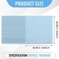 thumbnail image 3 of 50 Pack Multifunctional Jewelry Polishing Cloth 17 Color Option Silver Restoration Cloth Cleaning Accessory for Jewelry, 3 of 8