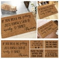 Fun Copywriting Mats Polyester Door Mats Holiday Home Decor Mats Thin