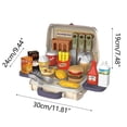 thumbnail image 4 of Fiudx Ofertas flash del día Comida en miniatura, juego de comida rápida, juego de juguetes, hamburguesas, patatas fritas, comida, accesorio de cocina, juguete para niños, accesorio de fiesta, decorac, 4 of 6