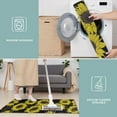 thumbnail image 6 of Black Sunflower Pattern Kitchen Rugs Sets Of 3,Kitchen Runner Rugs Non Skid Washable,Decorative Kitchen Floor Mats for Kitchen,Sink,Laundry,17"x30"+ 17"x47" + 17"x59", 6 of 6