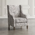 thumbnail image 3 of Jofran Westbrook Paisley Fabric Transitional Upholstered Accent Chair with Nailhead Trim, 3 of 4