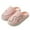 Pink, variant on Fuzzy Slippers For Women Couples Men On Furry Flat Home Winter Round Toe Keep Warm Prints Slippers Shoes Warm Cozy Winter House Slippers Bedroom Indoor House Shoes
