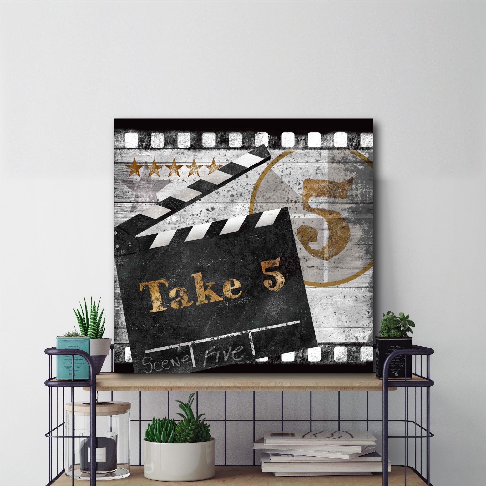 Movies II Gallery-Wrapped Canvas Wall Art, 16x16