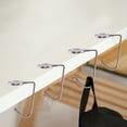 thumbnail image 2 of Agiferg 6 Pack Rotatable Holders Mantel Hooks Hanger Clips Safety Grip, 2 of 8