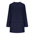thumbnail image 3 of Jamsmile Women Sweatshirts Long Sleeve Pullovers Crewneck Winter Tops Pockets Oversized Pullover Long Sleeve Ladies Sweatshirt, 3 of 5