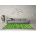 thumbnail image 3 of Ahgly Company Indoor Rectangle Abstract Green Modern Area Rugs, 5' x 7', 3 of 4