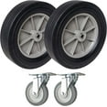 thumbnail image 4 of SES Brand 12" Wheels and 5" Caster Replacements | Compatible with Rubbermaid Tilt Truck Models 9T15 and 9T16, 4 of 7