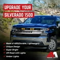 thumbnail image 3 of AMERICAN MODIFIED LED Grille w/ LEDs for 19-21 Chevy Silverado 1500, Chrome, 3 of 11