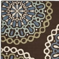 thumbnail image 5 of SAFAVIEH Veranda Axum Geometric Indoor/Outdoor Area Rug, 8' x 10', Chocolate/Blue, 5 of 7