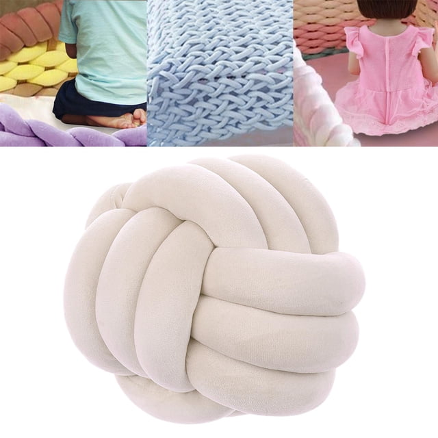 Manta de hilo grueso BLESIY Accesorios de bricolaje 5 cm Diámetro 46 pies beige
