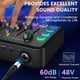 thumbnail image 4 of Mezclador de Audio para Juegos, Mezclador de Transmisión RGB para PC con Interfaz de Micrófono XLR, Atenuador de Volumen, Alimentación Fantasma de 48 V para Podcast, 4 of 5