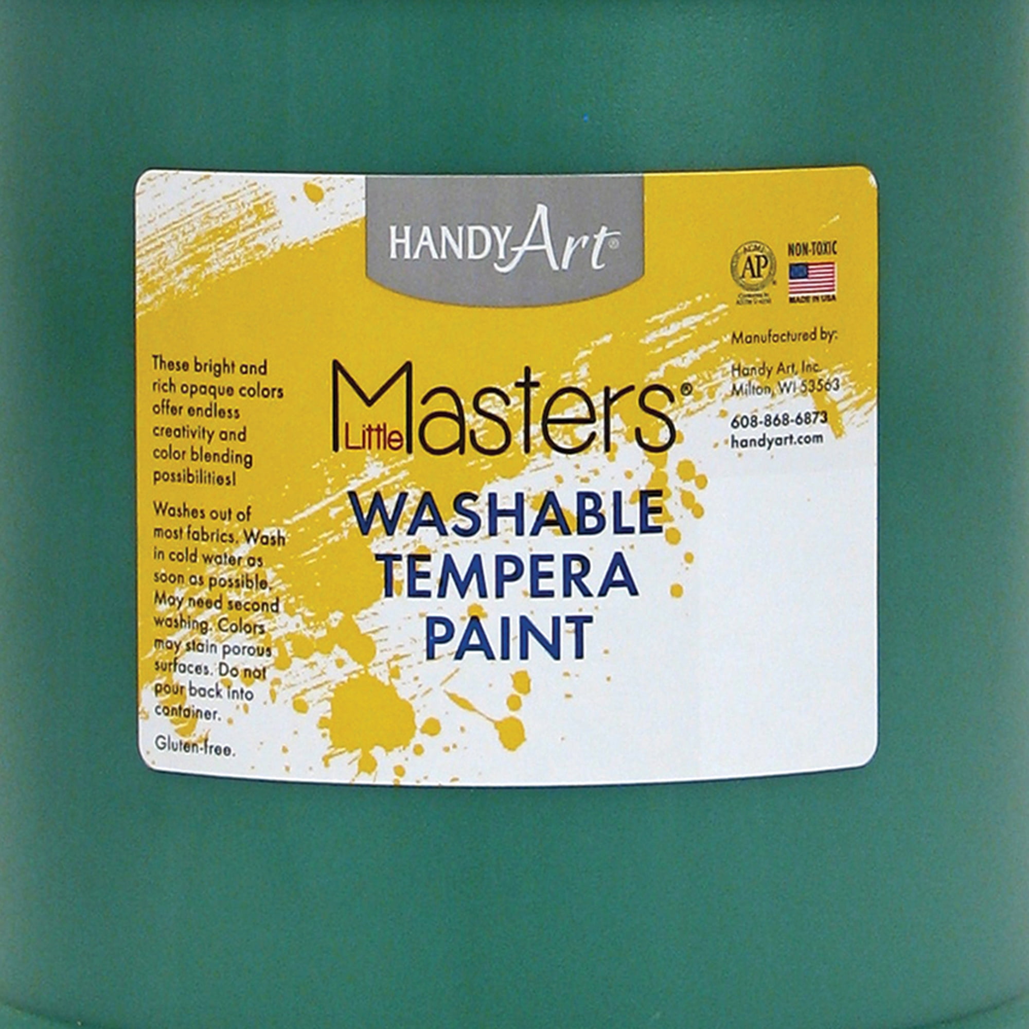 Little Masters? Washable Paint, Green, Gallon