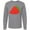 AC-Heather Grey, variant on Inktastic Strawberry Fruit Long Sleeve T-Shirt