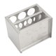 thumbnail image 3 of Metal Test Tube Rack 6 Holes 1.18in Strong 3 Tiers Stainless Steel Centrifuge Tube Holder for Laboratory School, 3 of 5