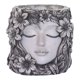 thumbnail image 2 of Maceta con forma de cara de flor, maceta para plantas, escultura decorativa, contenedor de regalo, estatua de resina para mesa de cocina, centro de, 2 of 8