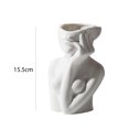 thumbnail image 3 of Florero Cuerpo Humano Florero de cerámica con cuerpo humano, artesanía, cabeza de niña, maceta, adornos de jardín (B) Wdftyju Libre de BPA, 3 of 3